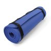 Pilates mat van 10 mm dik in de kleur blauw voor grip en demping Pilates mat van 10 mm dik in de kleur blauw voor grip en demping