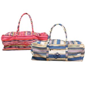 yoga tas in de kleur roze en blauw zijn online te koop bij Yoga-Pilatesshop