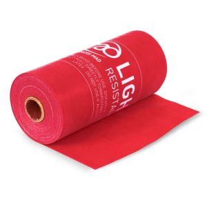 Deze rol weerstandsbanden is ideaal voor studio's die hun klanten hun eigen weerstandsbanden wil geven voor fitness, yoga of pilates. In de weerstand Light en kleur rood. Nu bij Yoga-Pilatesshop