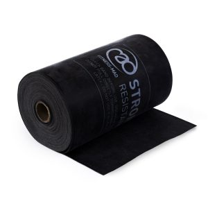 Deze rol weerstandsbanden is ideaal voor studio's die hun klanten hun eigen weerstandsbanden wil geven voor fitness, yoga of pilates. In de weerstand strong en kleur zwart. Nu bij Yoga-Pilatesshop