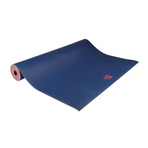 yoga mat 4mm in de kleur blauw op Yoga-Pilatesshop