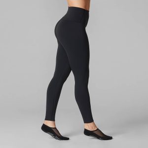 Dames sportlegging high waste ebony van Tavi Noir op Yoga-Pilatesshop