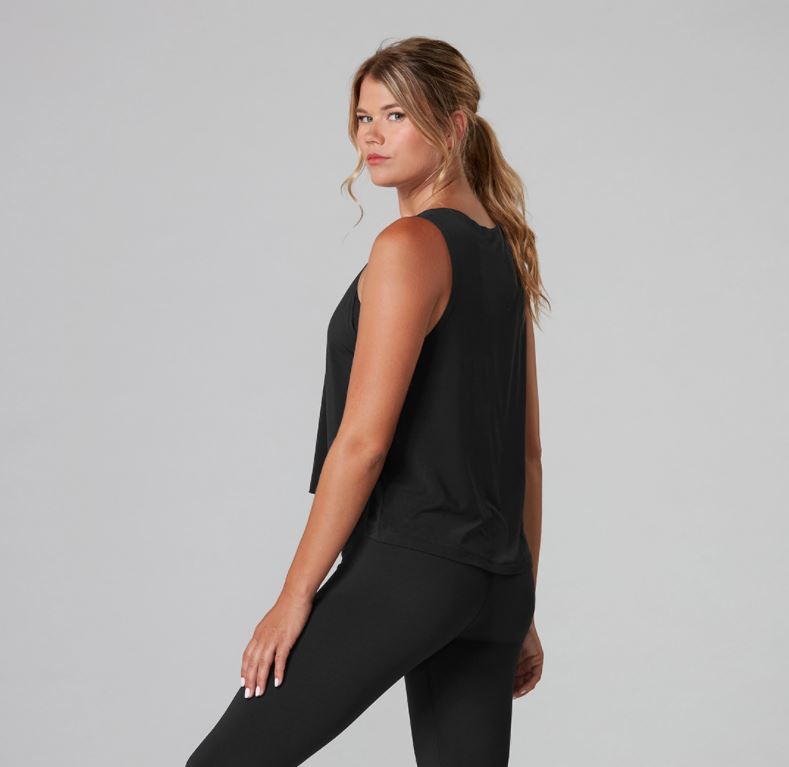 tanktop dames ebony High Low tanktop dames ebony High Low