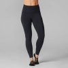 Dames sportlegging ebony is high waste en gemaakt van 4-way stretch