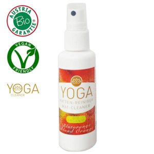 Mat reiniger met de geur bloedsinaasappel 50ml shop je bij Yoga-Pilatesshop.nl