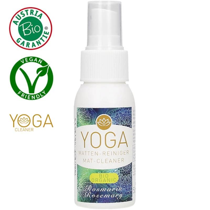 Mat reiniger rozemarijn geur 50ml shop je bij Yoga-Pilatesshop! Mat reiniger rozemarijn geur 50ml shop je bij Yoga-Pilatesshop!