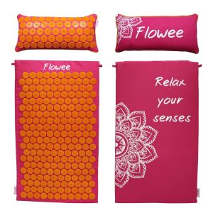 Spijkermat en spijkermat kussen Flowee nodig; bestel je set bij Yoga-Pilatesshop