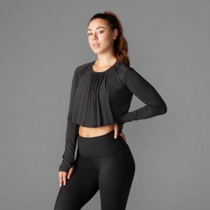 Long sleeve Pleated nu beschikbaar op Yoga-Pilatesshop.nl