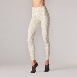 Koop nu hoge taille sportlegging Sand Stone.