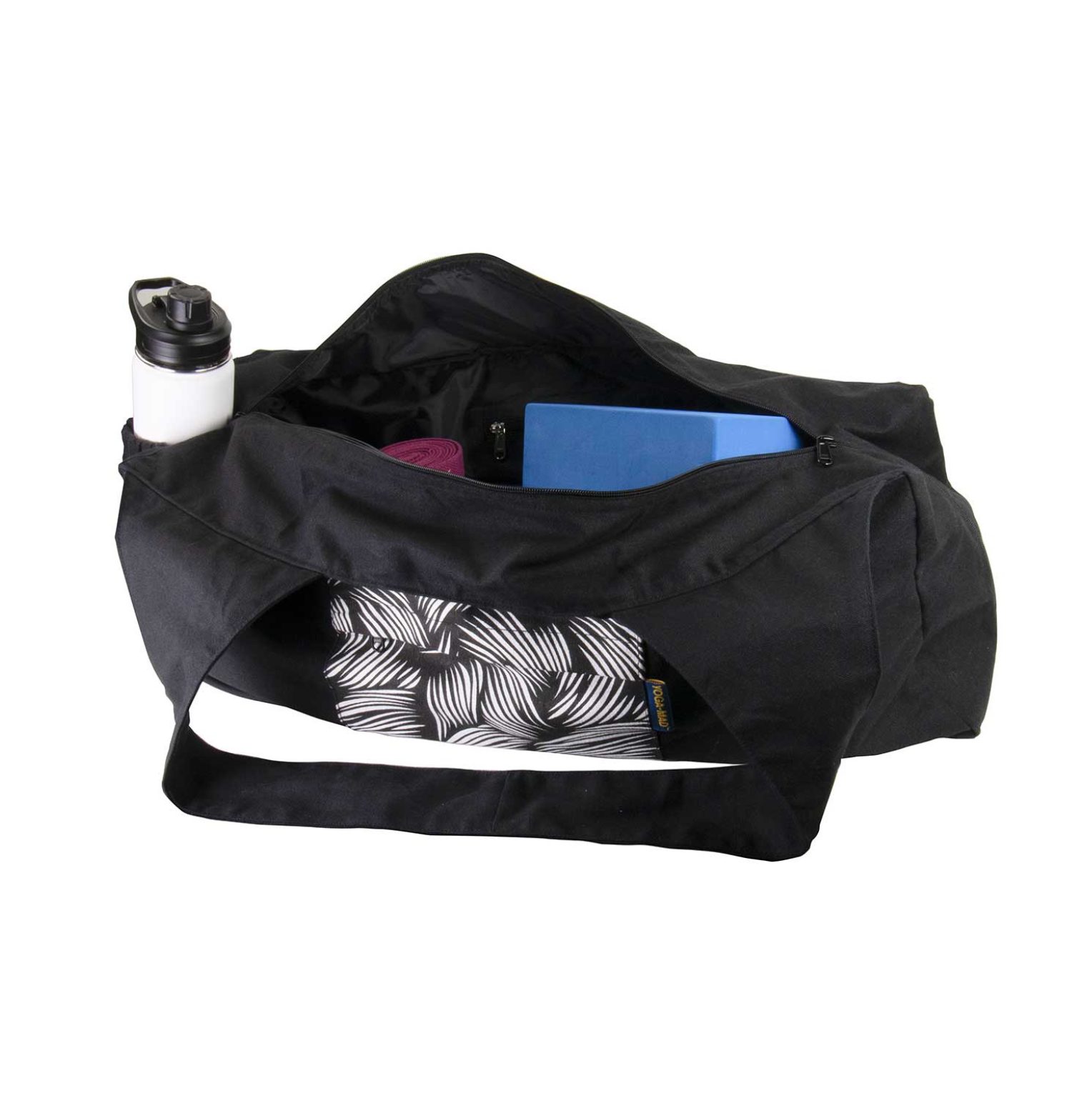 Deluxe Sporttas Zwart:Wit - Nu handig voor het meenemen van al je yoga essentials - Nu bij YogaPilatesshop Deluxe Sporttas Zwart/Wit - Nu handig voor het meenemen van al je yoga essentials - Nu bij YogaPilatesshop