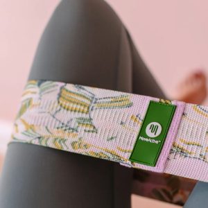 Weerstandsband Loop Light Pink Leaf - MoveActive