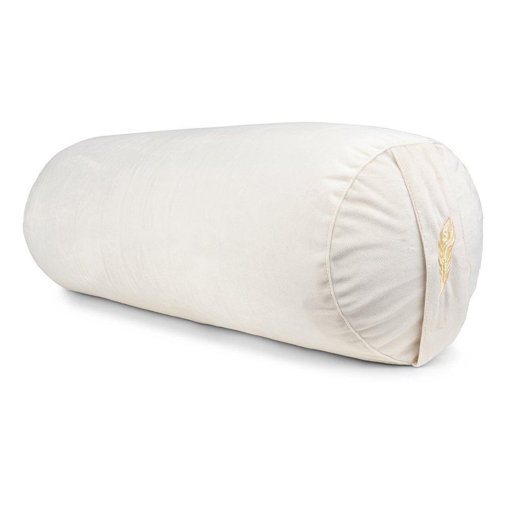 Yoga Bolster van MindBaas- Perfecte Ondersteuning voor Rekoefeningen - Wit