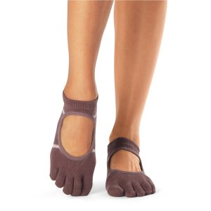 Antislip Sokken Bellarina Met Tenen Quartz Wave Stripe - ToeSox