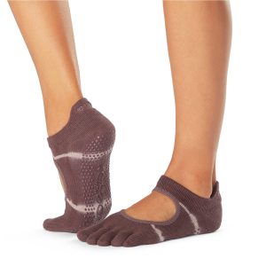 Antislip Sokken Bellarina Met Tenen Quartz Wave Stripe - ToeSox
