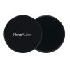 Core Sliders van MoveActive - In de Kleur Zwart- Nu bij Yoga-Pilatesshop Core Sliders van MoveActive - In de Kleur Zwart- Nu bij Yoga-Pilatesshop