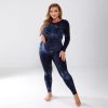Dit Blauwe Jumpsuit Brunnera van Samarali is nu te koop bij Yoga-Pilatesshop.nl - Nu in maat S,M,L,XL en XXL