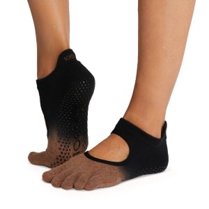 Koop nu de Antislip Sokken Bellarina Met Tenen Clove Ombre van ToeSox Bij Yoga-Pilatesshop