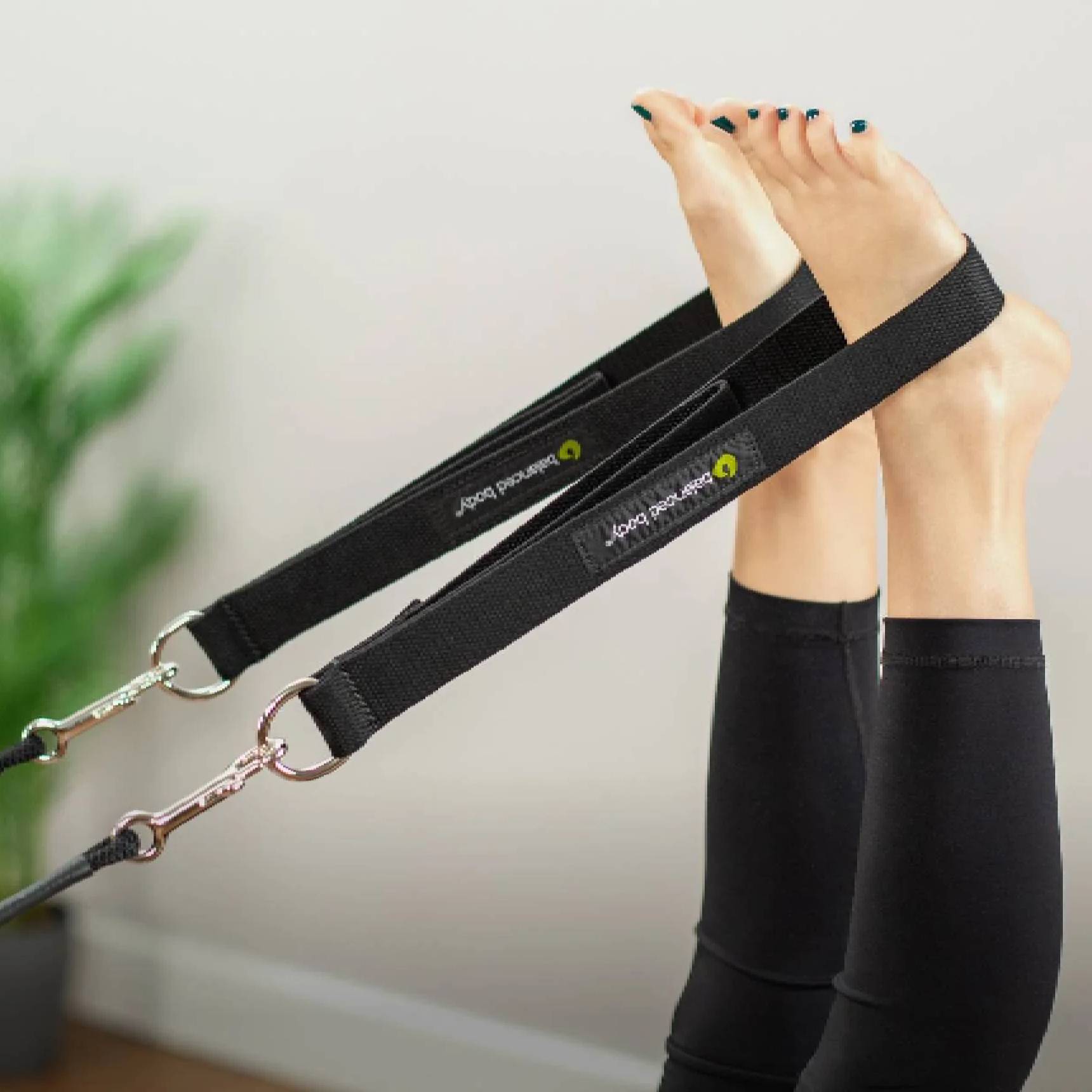 Reformer Dubbel Loop Straps - Cotton D-Ring - Balanced Body (1) Reformer Dubbel Loop Straps - Cotton D-Ring - Balanced Body