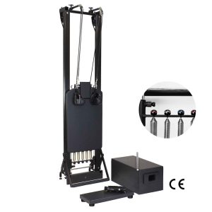 SPX® Max Reformer Bundle met Verticale Standaard, Hoge Precisie Gearbar en Tall Box (Jet Black) – Merrithew®