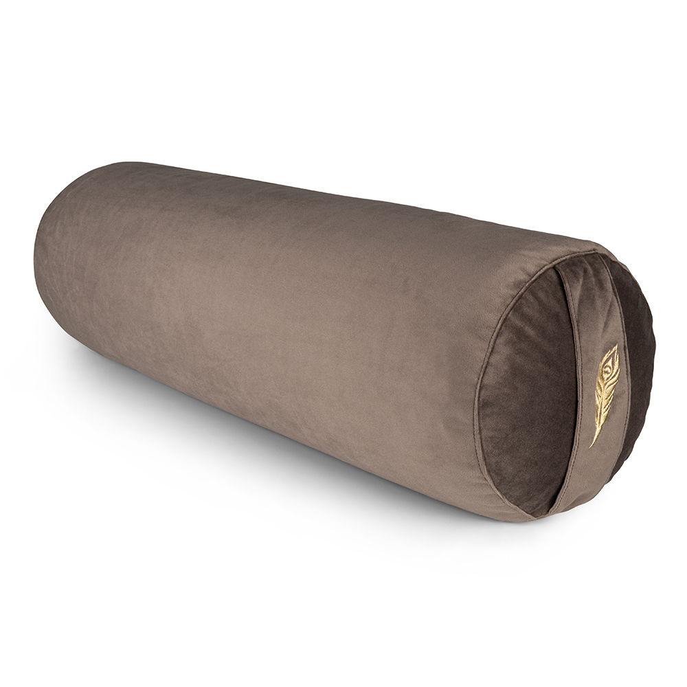Yoga bolster Velvet Donkergrijs