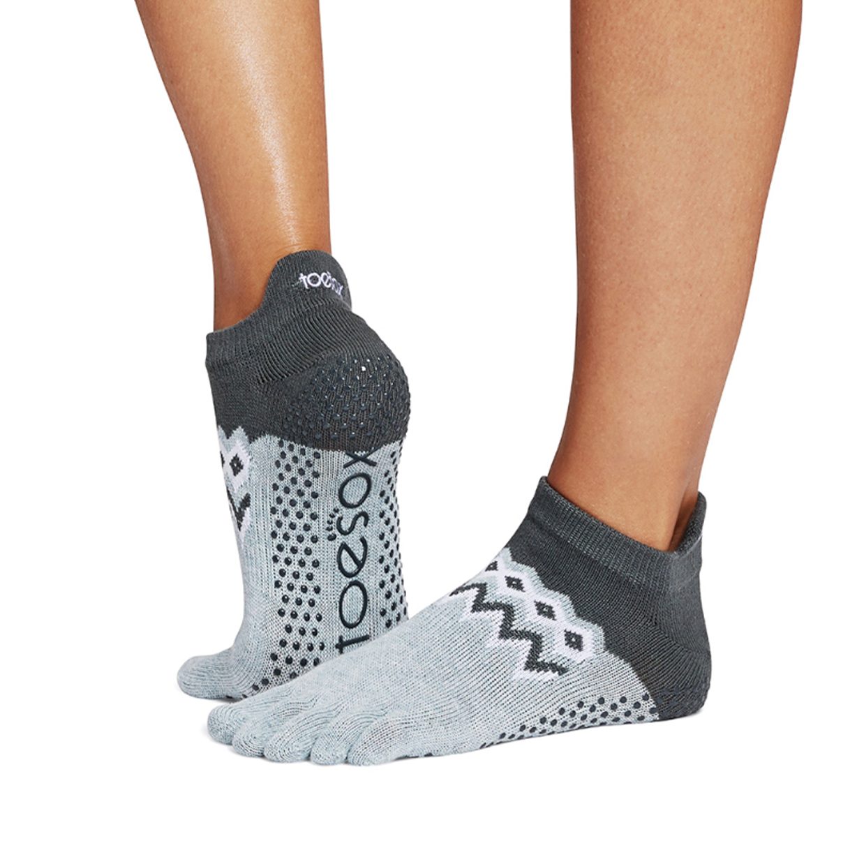 Antislip Sokken Low Rise met Tenen Peaks - ToeSox Antislip Sokken Low Rise met Tenen Peaks - ToeSox