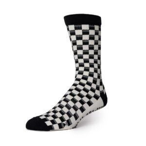 Antislip Sokken Mannen Crew Checkers - Base33