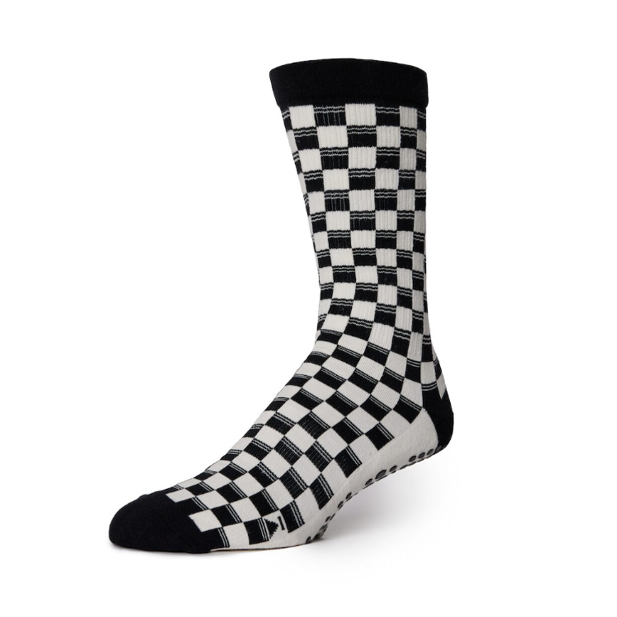 Antislip Sokken Mannen Crew Checkers - Base33 Antislip Sokken Mannen Crew Checkers - Base33