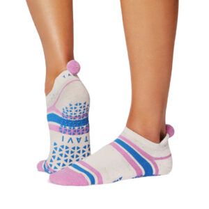 Antislip Sokken Savvy Paradise Navy Stripe - Tavi Noir