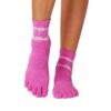 De Roze Antislip Sokken Melody Paradise TD Stripe - Toesox De Roze Antislip Sokken Melody Paradise TD Stripe - Toesox
