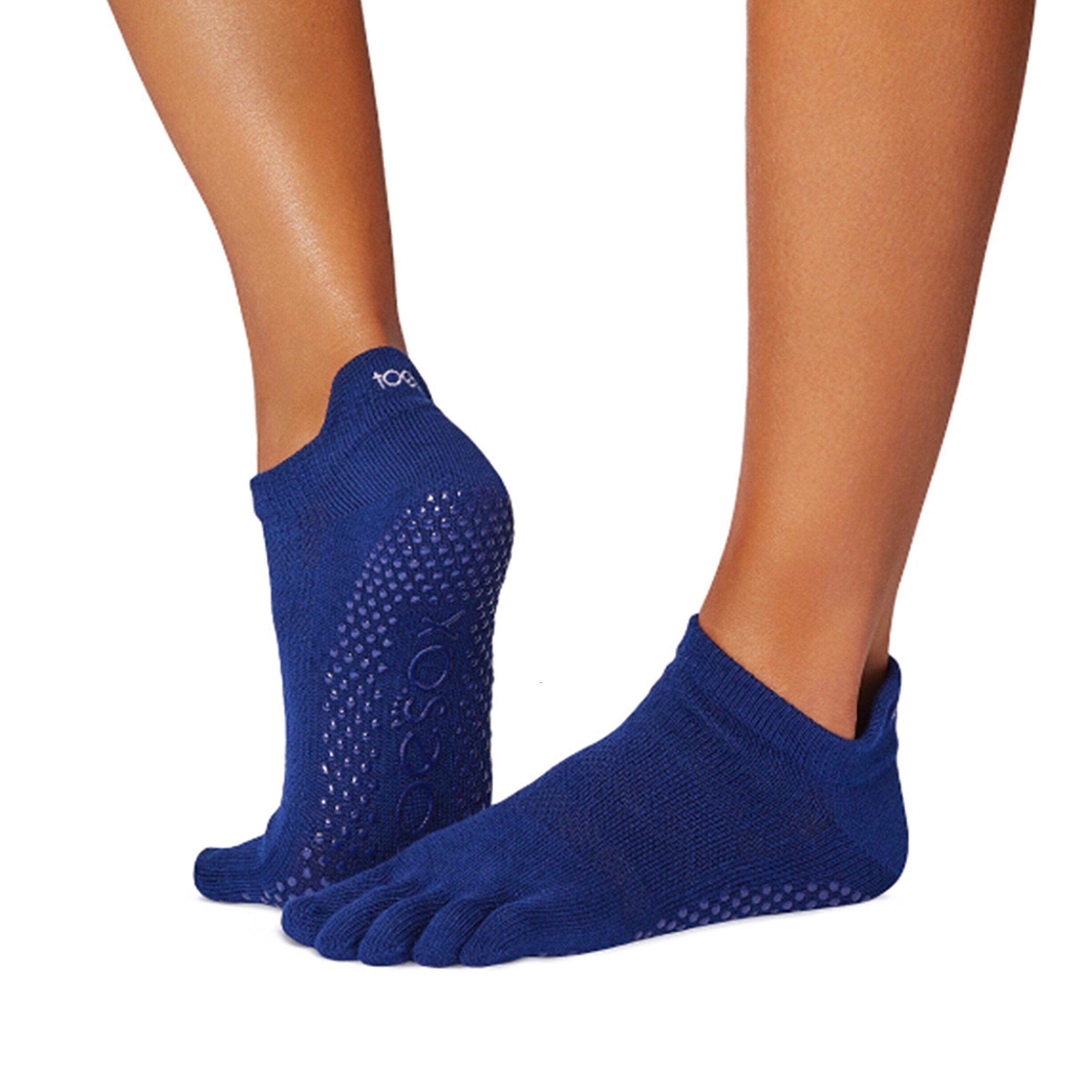 Antislip Sokken Low Rise met Tenen Deep Navy - ToeSox Antislip Sokken Low Rise met Tenen Deep Navy - ToeSox